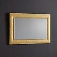 KIAMAMI VALENTINA - Miroir Avec Cadre En Verre Coulé Avec Grain D'or Réversible 90X62 - vignette