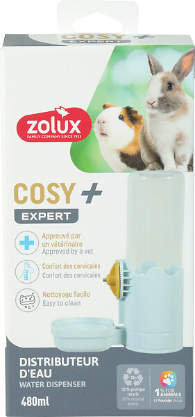ZOLUX - Distributeur d'eau Cosy 480 ml bleu pour rongeur Zolux - large