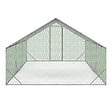 ID MARKET - Enclos poulailler 18 m² parc grillagé 6x3 M acier galvanisé - vignette
