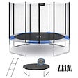 KANGUI - Trampoline rond Ø 360cm avec filet, échelle, bâche et kit ancrage - RALLI 360 - vignette