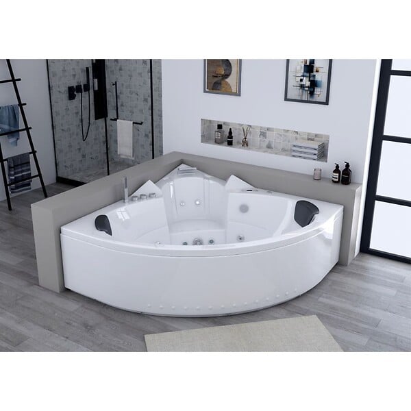 DISTRIBAIN - Baignoire balnéo Sentosa 39 jets Whirlpool - large