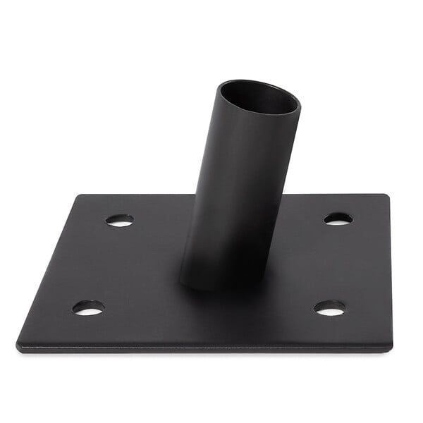 ID MARKET - Mât de fixation pour voile d'ombrage H. 220 CM poteau et base acier - large