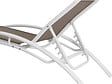 HABITAT ET JARDIN - Bain de soleil en aluminium "Beauty" - Phoenix - Taupe - Lot de 2 - vignette
