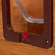 ID MARKET - Niche autochauffante en bois pour chat avec porte et fenêtre - vignette