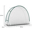 ID MARKET - Serre d'hivernage demi lune 300 x 80 x 220 cm balcon et terrasse - vignette