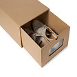 ID MARKET - Lot de 20 cartons boites de rangement à chaussures avec tiroir - vignette