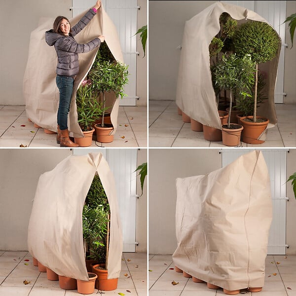 ID MARKET - Housse d'hivernage pour plante et arbuste 200 x 240 cm - large