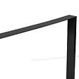 ID MARKET - Lot de 2 pieds de table carrés 78x71 cm noir design industriel - vignette