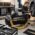 VITO - Compresseur d'air à Courroie triphasé 300L 10 Bar 4000W 5.5CV VITO 500L/min. - vignette