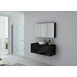 DISTRIBAIN - Meuble de salle de bain Terranova 1200 Noir - vignette