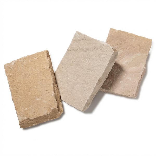 RO'MA NATURE - Pavé Grès Kandla Beige 20x14x3-5 cm (vendu au m² - 30 pavés/m²) - large