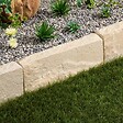 RO'MA NATURE - Bordure de jardin Grès Kandla Beige 50x20x8 cm (à l'unité) - vignette