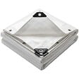 VOUNOT - Bâche de Protection en Polyéthylène resistant et impermeable 240g/m² blanche 2x3m - vignette