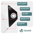 VOUNOT - Bâche de Protection en Polyéthylène resistant et impermeable 240g/m² blanche 2x3m - vignette
