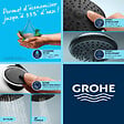 GROHE - Mitigeur bain mécanique Bauloop avec ensemble de douche Vitalio Start avec colonnettes - vignette
