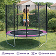 KANGUI - Trampoline rond Ø 300cm avec filet, échelle, bâche et kit ancrage - RALLI 300 - vignette