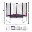 KANGUI - Trampoline rond Ø 300cm avec filet, échelle, bâche et kit ancrage - RALLI 300 - vignette