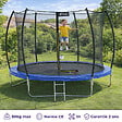 KANGUI - Trampoline rond Ø 300cm avec filet de sécurité et échelle - FPR 300 - vignette