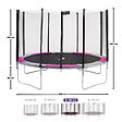 KANGUI - KANGUI Trampoline rond Ø360cm avec filet de sécurité - RALLI 360 - vignette