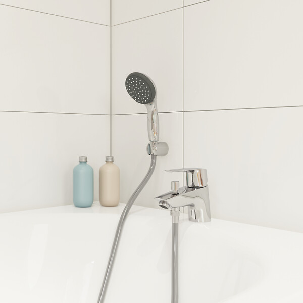 GROHE - Mitigeur bain/douche START GROHE 23229002 monocommande - monotrou - chrome - large