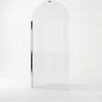 OTITEC - Pare-baignoire flûté – 80 x 140 cm – Chrome – LIVIA - vignette