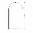 OTITEC - Pare-baignoire – 80 x 140 cm – Cuivre brossé – LIVIA - vignette