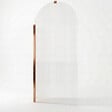 OTITEC - Pare-baignoire flûté – 80 x 140 cm – Cuivre brossé – LIVIA - vignette