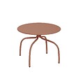 OVIALA - Lot de 2 tables basses gigognes de jardin argile - Venise - vignette