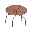 OVIALA - Lot de 2 tables basses gigognes de jardin argile - Venise - vignette