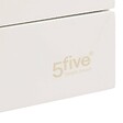 5 FIVE SIMPLY SMART - Organiseur Rangement maquillage 1 Tiroir 9 compartiments Blanc et Bambou - vignette