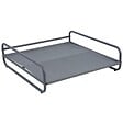 OVIALA - Structure pour fauteuil et pouf de salon de jardin modulable gris - Mixi - vignette
