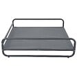 OVIALA - Structure pour fauteuil et pouf de salon de jardin modulable gris - Mixi - vignette