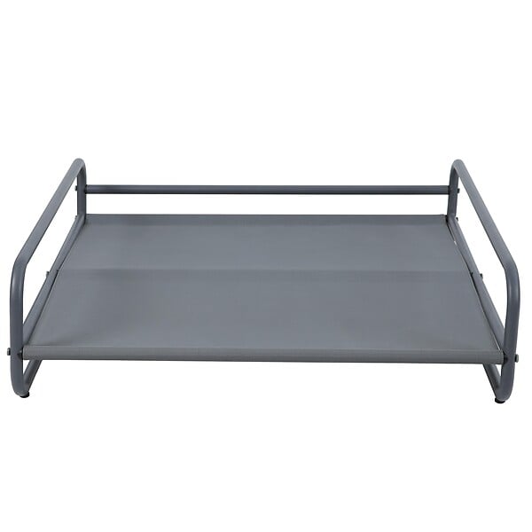 OVIALA - Structure pour fauteuil et pouf de salon de jardin modulable gris - Mixi - large