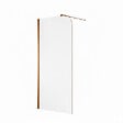 OTITEC - Paroi de douche italienne Clear - 120 x 195 cm - Cuivre brossé - GAUCHE - LUCIA - vignette