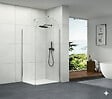 OTITEC - Paroi de douche italienne Clear - 120 x 195 cm - Chrome - SIENA - vignette