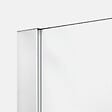 OTITEC - Paroi de douche italienne Clear - 120 x 195 cm - Chrome - SIENA - vignette