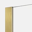 OTITEC - Paroi de douche italienne flûtée - 100 x 195 cm - Cuivre brossé - SIENA - vignette