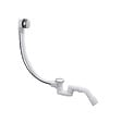 OTITEC - Vidage baignoire avec trop-plein - Bonde blanche - Flexible universel - vignette