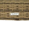 HESPERIDE - Salon de jardin Selenim 5 places beige - vignette