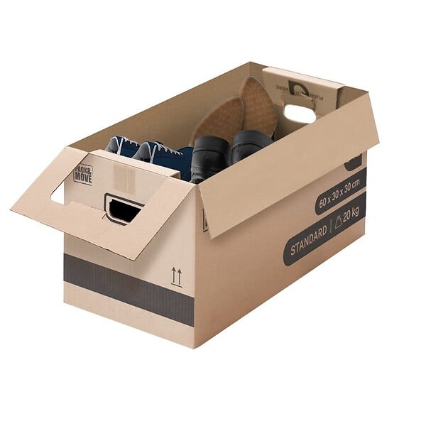 PACK AND MOVE - Pack and Move - Kit déménagement T3/T4 + marqueur noir et 3 adhésifs offerts - large