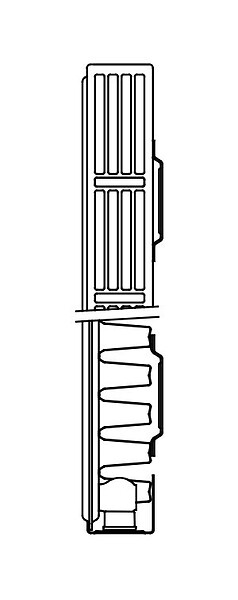 STELRAD - Radiateur panneau COMPACT ALL IN Type 11 Hauteur 900mm - Largeur: 800 mm - Puissance: 1088W - large
