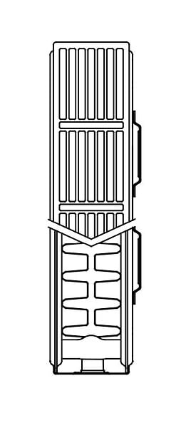 STELRAD - Radiateur panneau COMPACT ALL IN Type 22 Hauteur 500mm - Largeur: 700mm - Puissance: 1046W - large