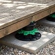 JOUPLAST - Plot terrasse bois réglable 50 à 80 mm - JOUPLAST - A l'unite - vignette