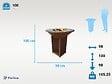 PURLINE - Barbecue brasero avec plaque d'acier de 100 cm - vignette