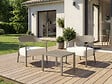 HABITAT ET JARDIN - Salon de jardin en métal et plastique "Céora" - 2 places - Taupe - vignette