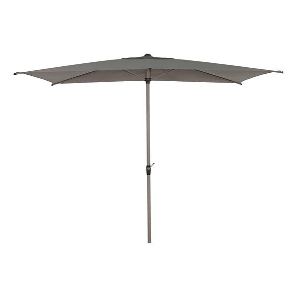 HESPERIDE - Parasol droit rectangulaire inclinable Loompa 3x2m café - large