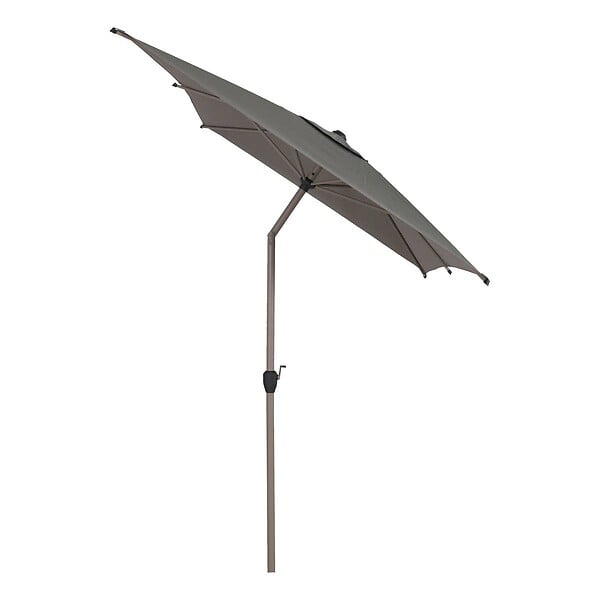 HESPERIDE - Parasol droit rectangulaire inclinable Loompa 3x2m café - large