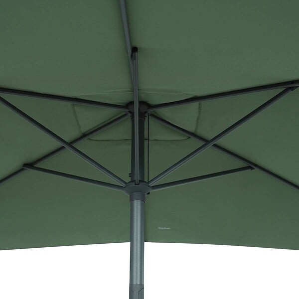HESPERIDE - Parasol droit rectangulaire inclinable Loompa 3x2m vert olive - large