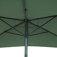 HESPERIDE - Parasol droit rectangulaire inclinable Loompa 3x2m vert olive - vignette