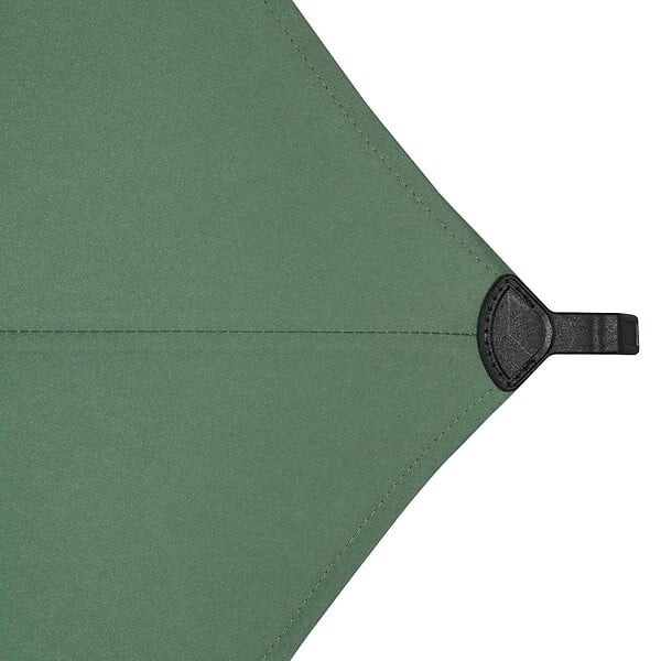 HESPERIDE - Parasol droit rectangulaire inclinable Loompa 3x2m vert olive - large